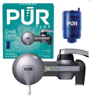 Pur Plus Faucet Filtration System Metallic Grey